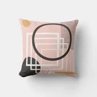 Geometic Abstract Throw Pillow