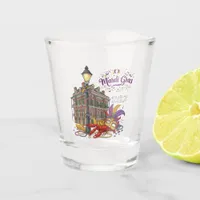 Mardi Gras Shot Glass