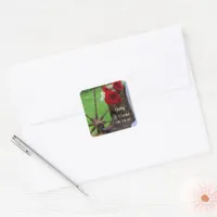 Rustic Roses Cowboy Boots Wedding Envelope Seals