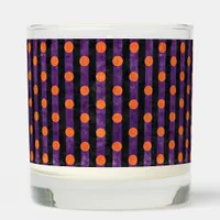 Halloween Dots and Stripes Scented Candle