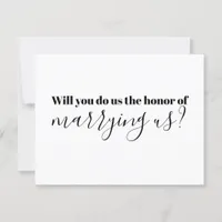 Officiant Proposal Marry Us Invitation