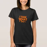 I Yam What I Yam Sweet Potato Thanksgiving Couple  T-Shirt