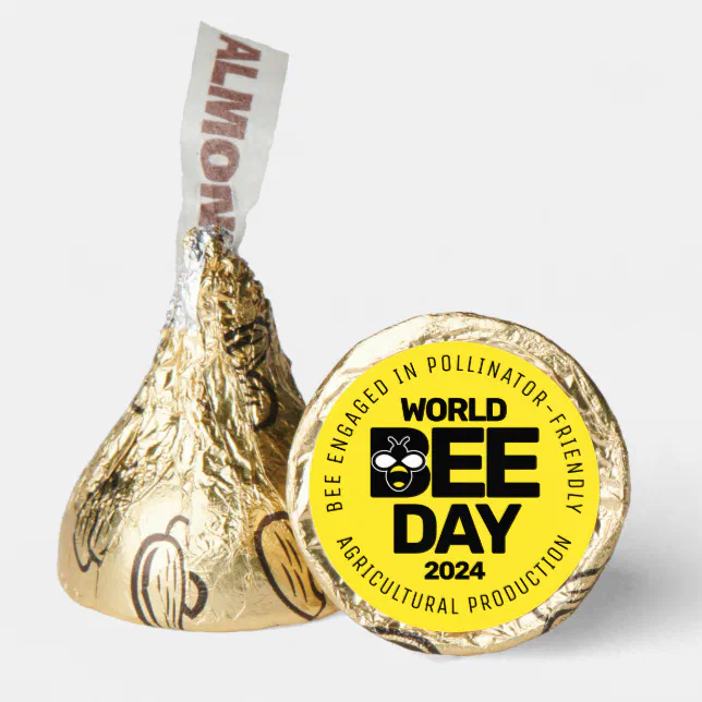 World Bee Day Yellow Black Pollinator Hershey®'s Kisses®