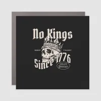 No Kings In America Since 1776 Freedom Spirit Look Car Magnet