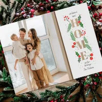 New Home for Holidays Photo Moving Holiday Card