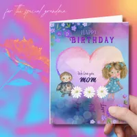 Daisies, Hope Faith Love Mom's Birthday Card