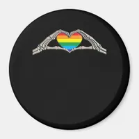 Bone Hands Heart Active Modern Aesthetic Magnet