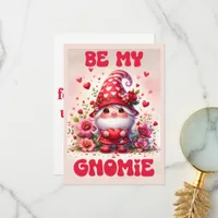 Be My Gnomie - Valentine's Day Card