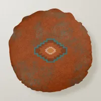 Southwest Canyons Round Pillow