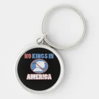 Anti- No Kings In America Classic Keychain