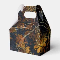Vintage Floral Damask Favor Boxes
