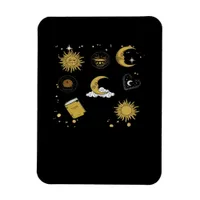 Whimsigoth Sun Moon Witchy Classic Magnet