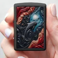 Dolphin Grace in Vibrance Zippo Lighter