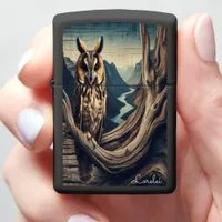 Long-Eared Owl Echoes of the High Perch Zippo Lighter