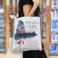 Butterflies Appear Angels Memorial Tote Bag