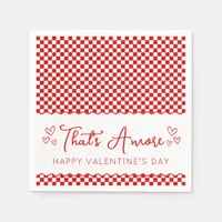 That's Amore! Italian Themed Happy Valentine's Day Napkins