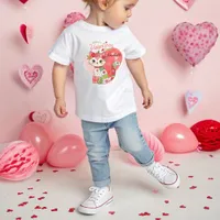  Cute Boho Valentine Cat T-Shirt