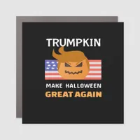 Halloween Trumpkin Classic Car Magnet