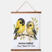 Brilliant American Goldfinch Hanging Tapestry