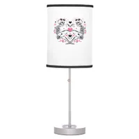 Skeleton Heart Hands Classic Viral Table Lamp