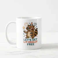Let's Get Lit-erally Free Design - Fun Party Quote Coffee Mug
