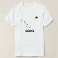 Black Big Dipper Constellation Stars T-Shirt