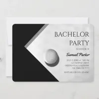 Golf Bachelor Party - Golfing trip Classic Minimal Invitation