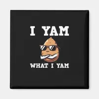 I Yam What I Yam Humorous V-Neck Magnet