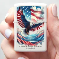 Bold Wings Brave Land Zippo Lighter