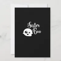 Sister Boo Halloween Classic Look Holiday Card