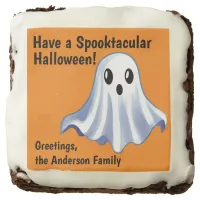 Cute Halloween Ghost Brownie