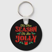 Christmas Tis The Season  Keychain