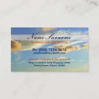 Cloudscape Sky Business Cards