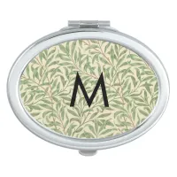 William Morris Vintage Pattern Willow Bough Retro Compact Mirror