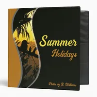 Solstice Sunset Silhouette Binder