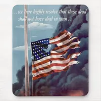 Fallen But Not Forgotten Mouse Pad