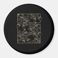 Cottagecore Goblincore Aesthetic Strawberries Magnet