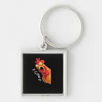 F-Caw-F-Chicken Classic Vintage Graphic Keychain