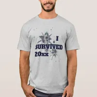 I Survived Blue Covid Virus T-Shirt