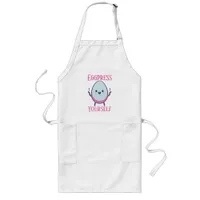 Cute "Eggpress Yourself" Funny Cooking  Long Apron