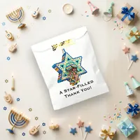 Festive Blue Star David Piñata Favor Bag