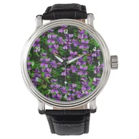 Wood Violet Mosaic Pattern WI State Flower Watch