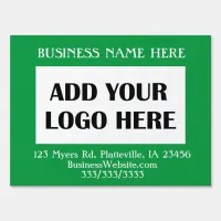 Add your Business  Logo to this Sign