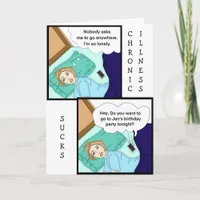 Chronic Illness Series | I want to go but I can't Card