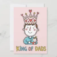 King of Dads Father's Day Invitation