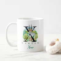 Xanten Germany Monogram Letter X Personalized Gift Coffee Mug