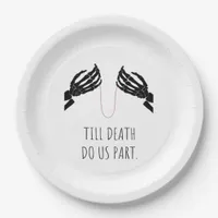 Till Death Do Us Part Boxy Paper Plates