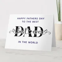 Happy Father’s Day to the Best  Card