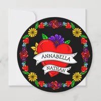 Valentine's Day Card t | Tattoo Style Art   