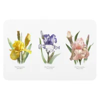 Iris Flower Garden Magnet